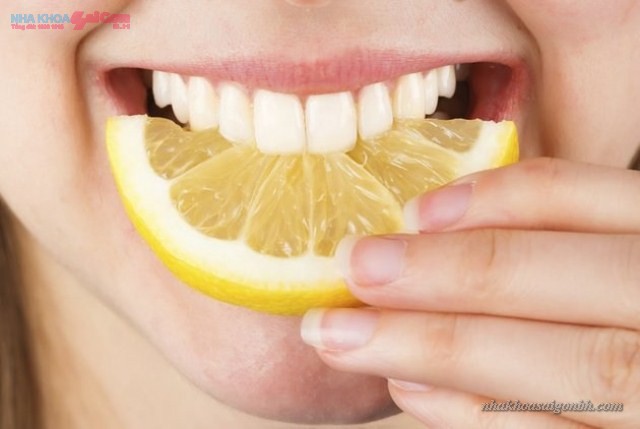 Tác hại khi sử dụng chanh để tẩy trắng răng